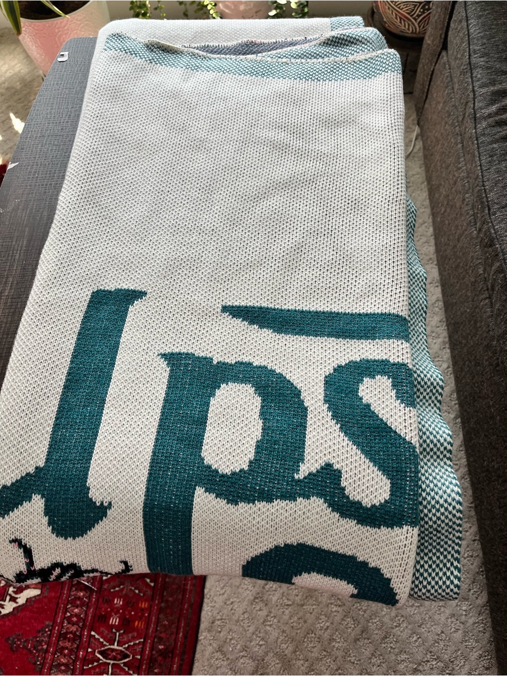 Upstate Stock Fireside Blanket, Lure, NWOT - Picture 3 of 6